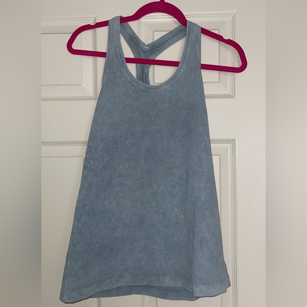 Lululemon Cool Racerback II - Dye in Cool Tempest Blue (Rare Color)